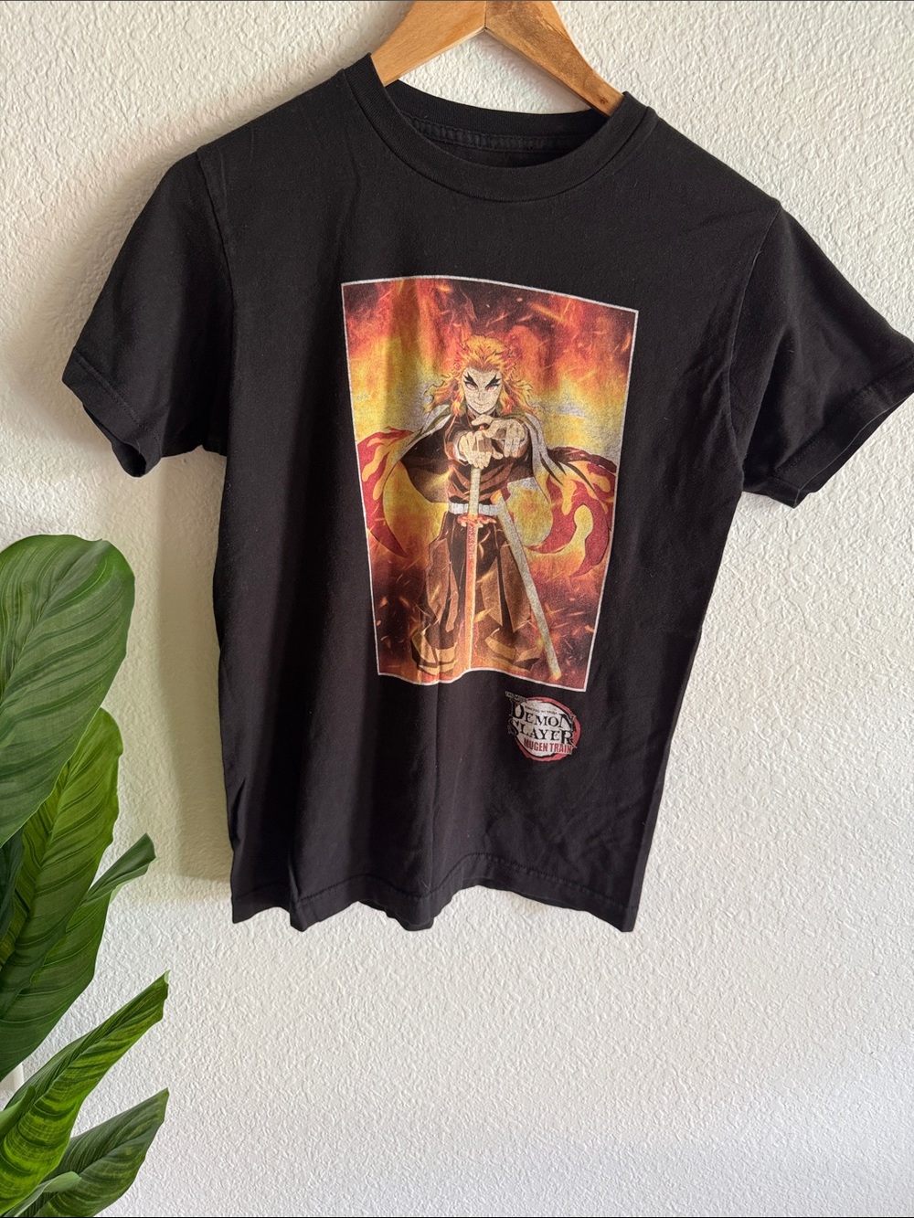 Black Demon Slayer Graphic Short Sleeve Tee